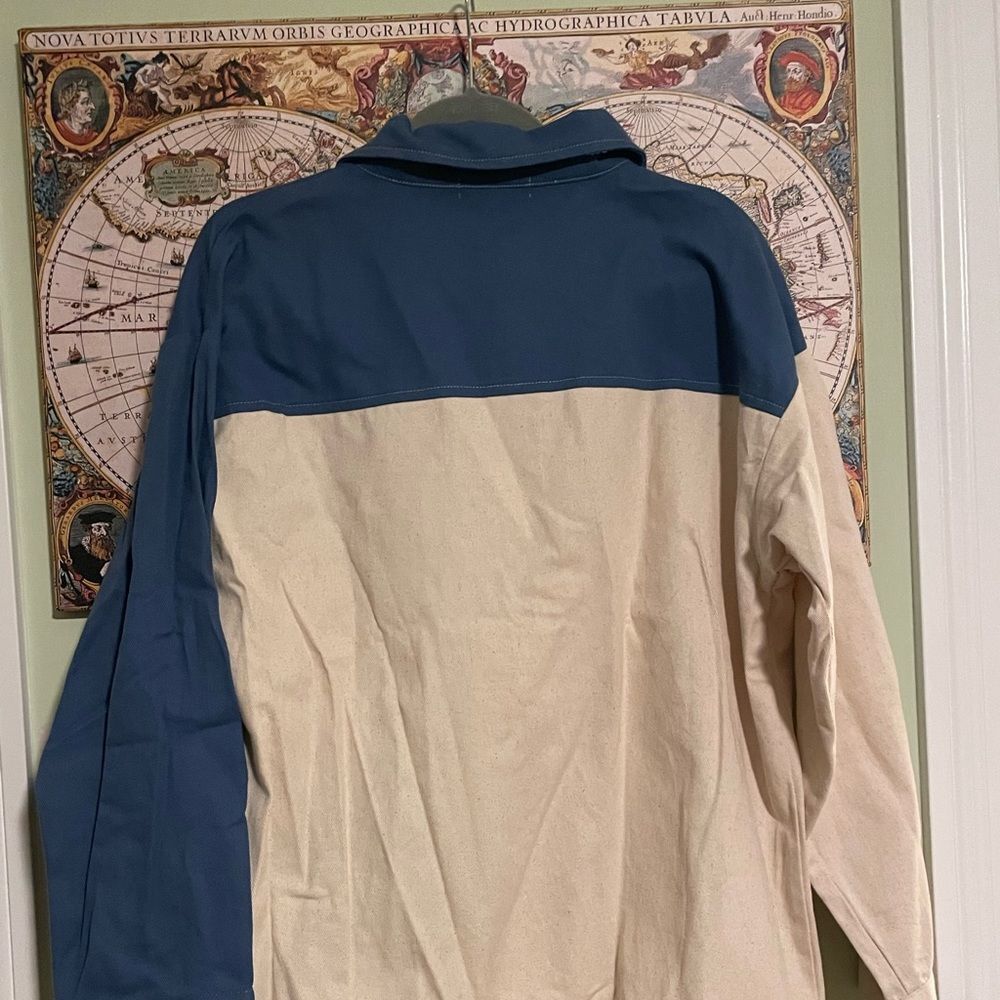 NWT! Two Tone Button-Up Jacket - Picture 6 of 10